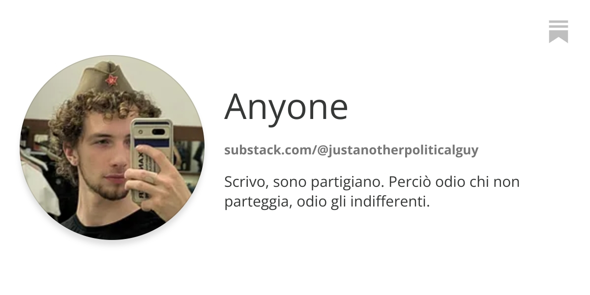 Newsletter su Substack
