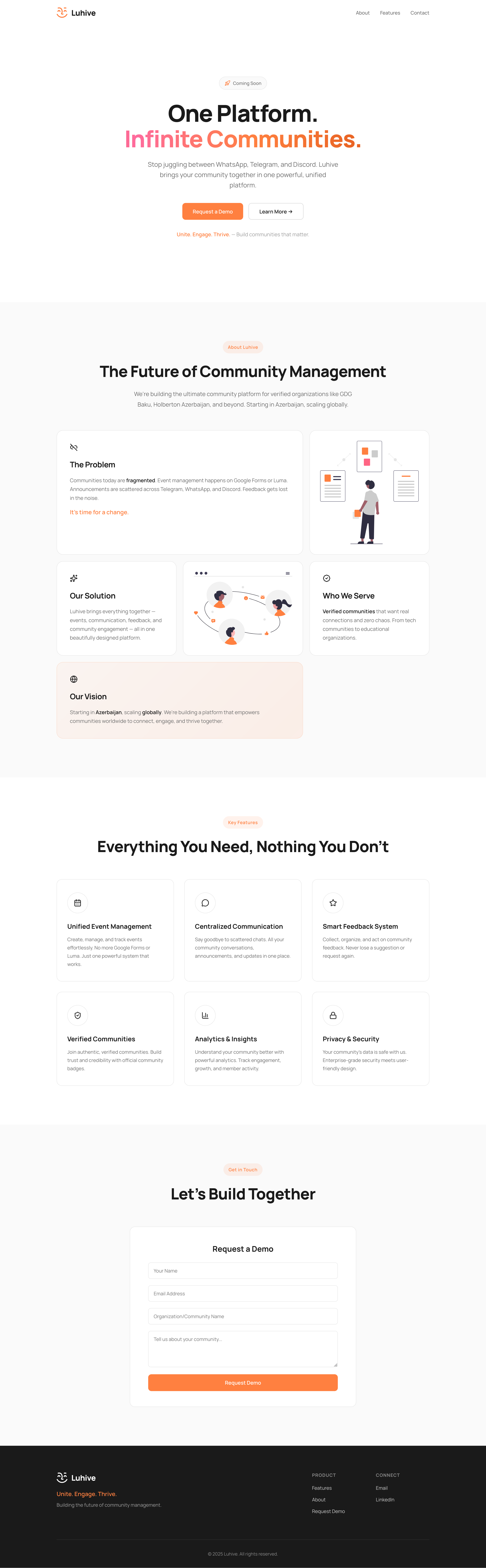 Luhive - Intelligent Member Management for Communities