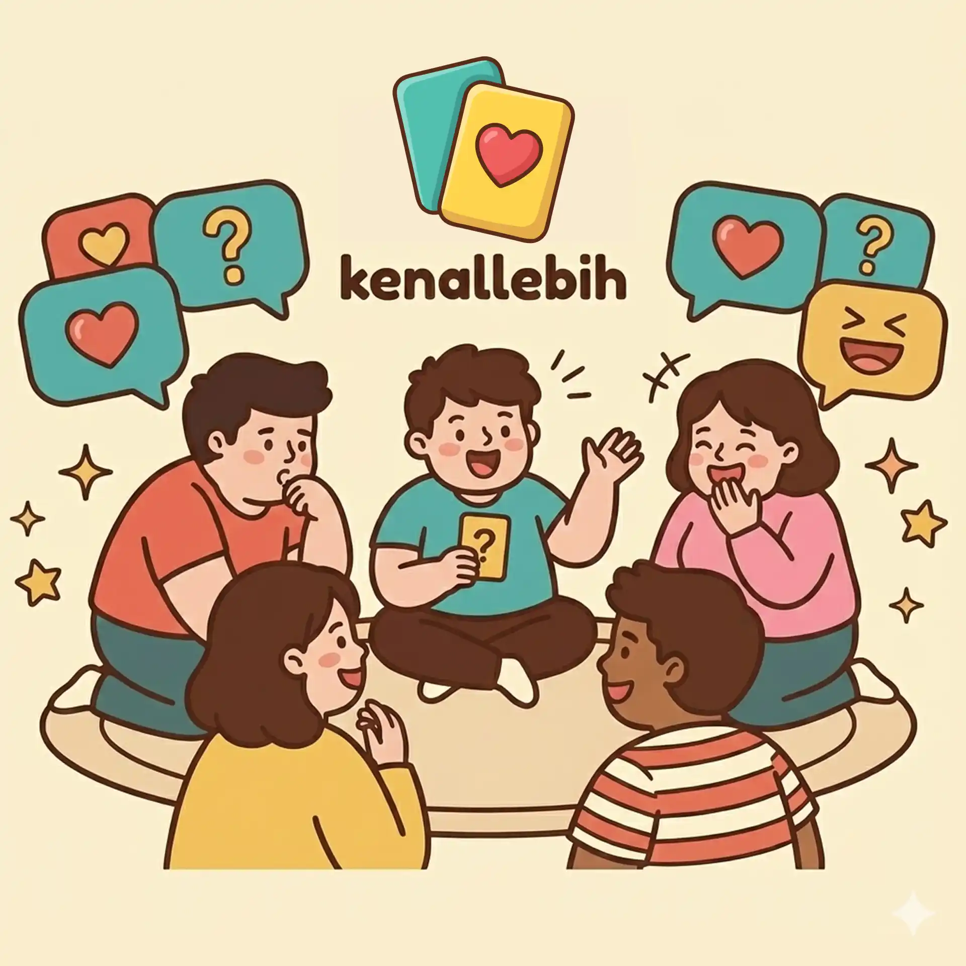 Play kenallebih deep talk card!
